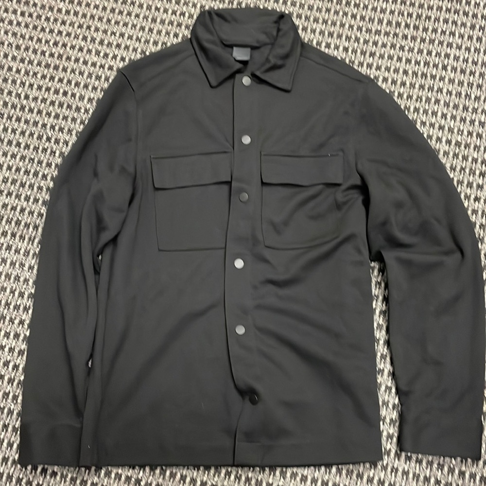 H&M black button up, size medium.